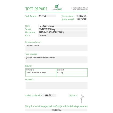 Stanorox Tabs Zerox Pharmaceuticals