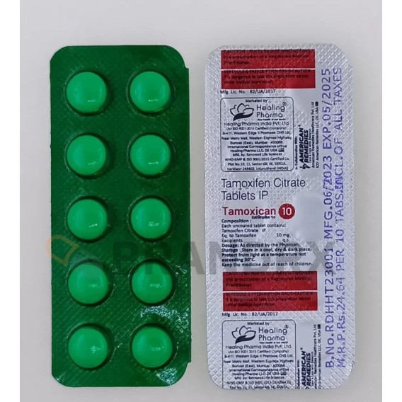 Tamoxican 10 mg Healing Pharma