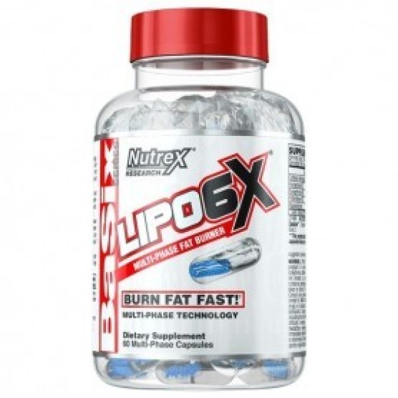 Nutrex - Lipo 6X 60 caps Nutrex